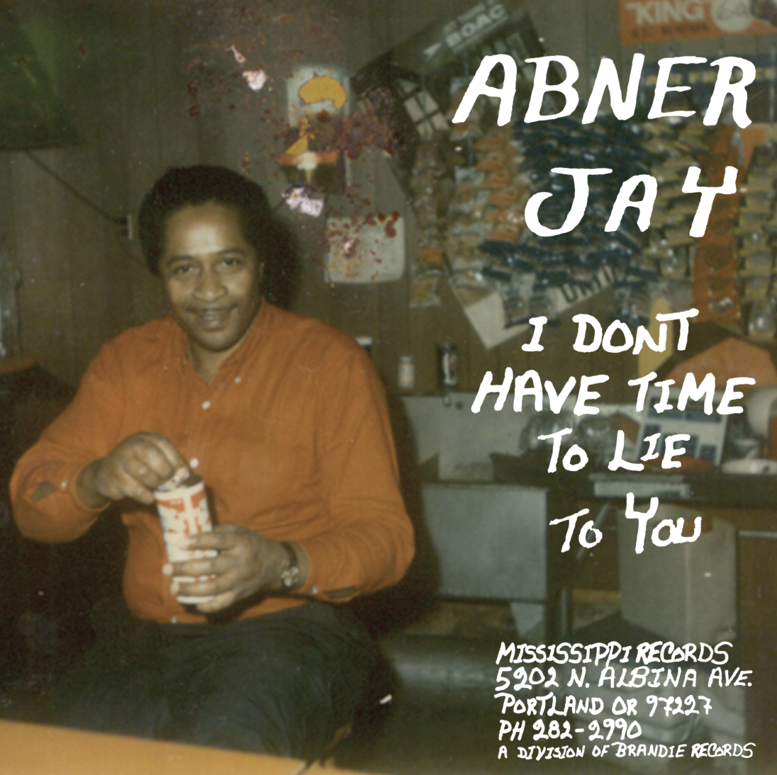 Abner Jay "I Don't Have Time To Lie To You" 1xLP [150G Black Vinyl]