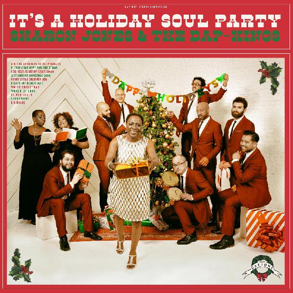 Sharon Jones & The Dap-Kings  "It's A Holiday Soul Party" [1 x LP Candy Cane Vinyl + Download Card]